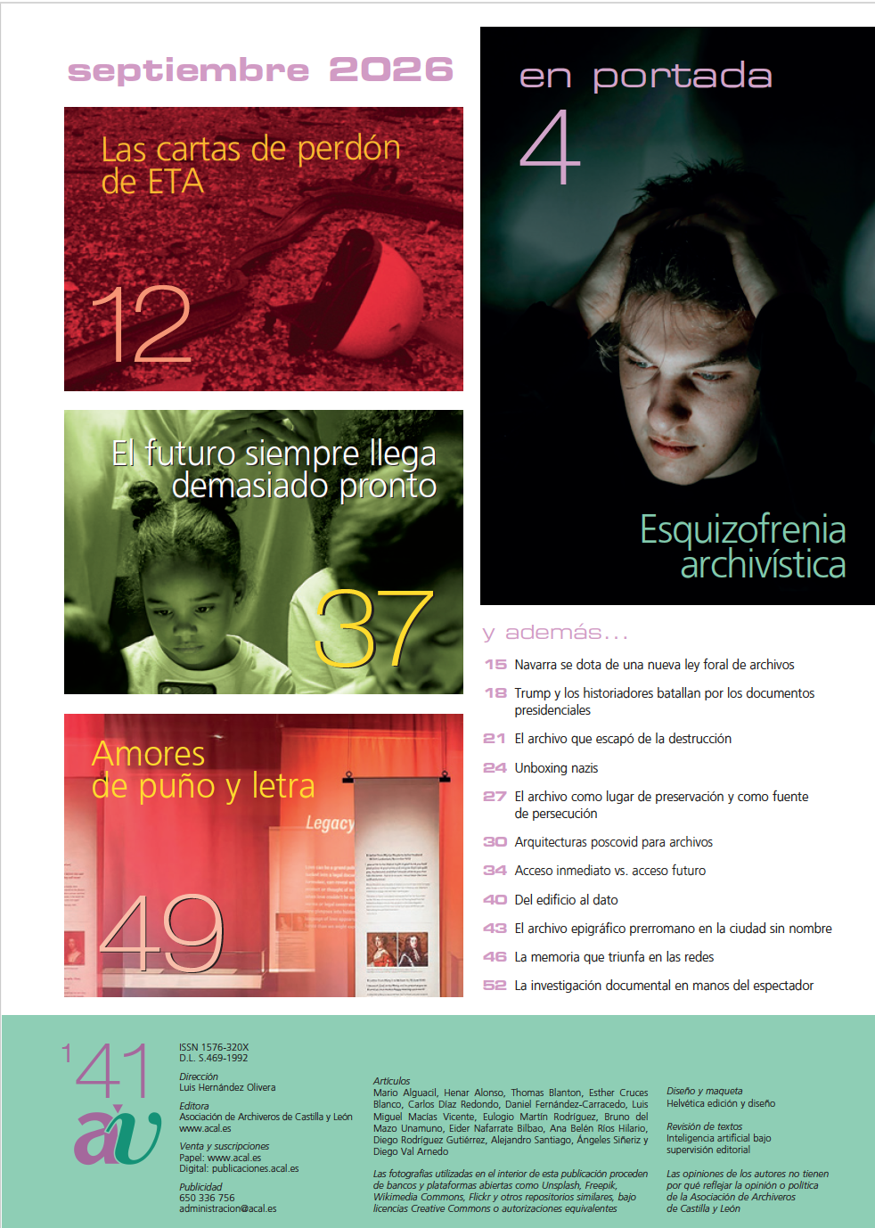 Sumario del numero 141
